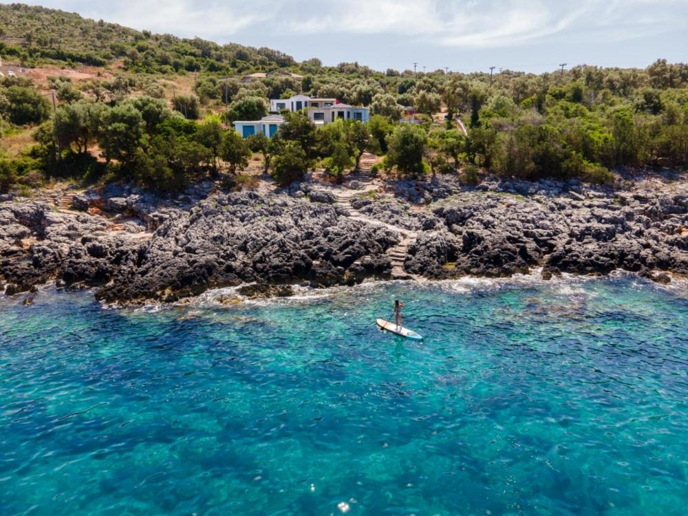 Zidanos Luxurious Sea Front Villa Marantochori Exterior foto